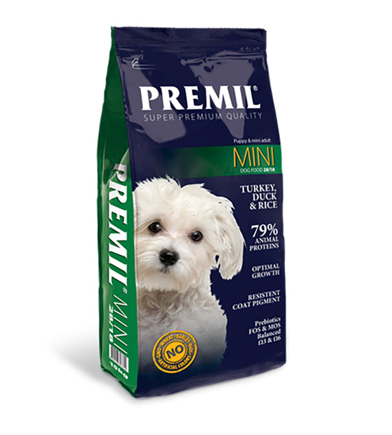 Premil Dog Puppy & Mini adult- Храна за дребни породи кучета 15кг - Zoo-PetShop