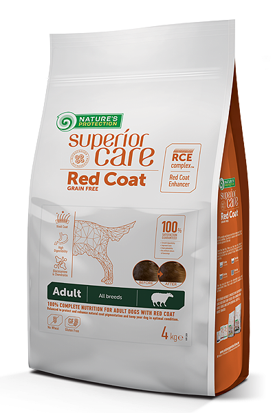 Red Coat Grain Free Lamb Adult All Breeds! COMPLETE DRY FOOD FOR ADULT DOGS OF ALL BREEDS WITH LAMB MEAT WITH RED COAT 