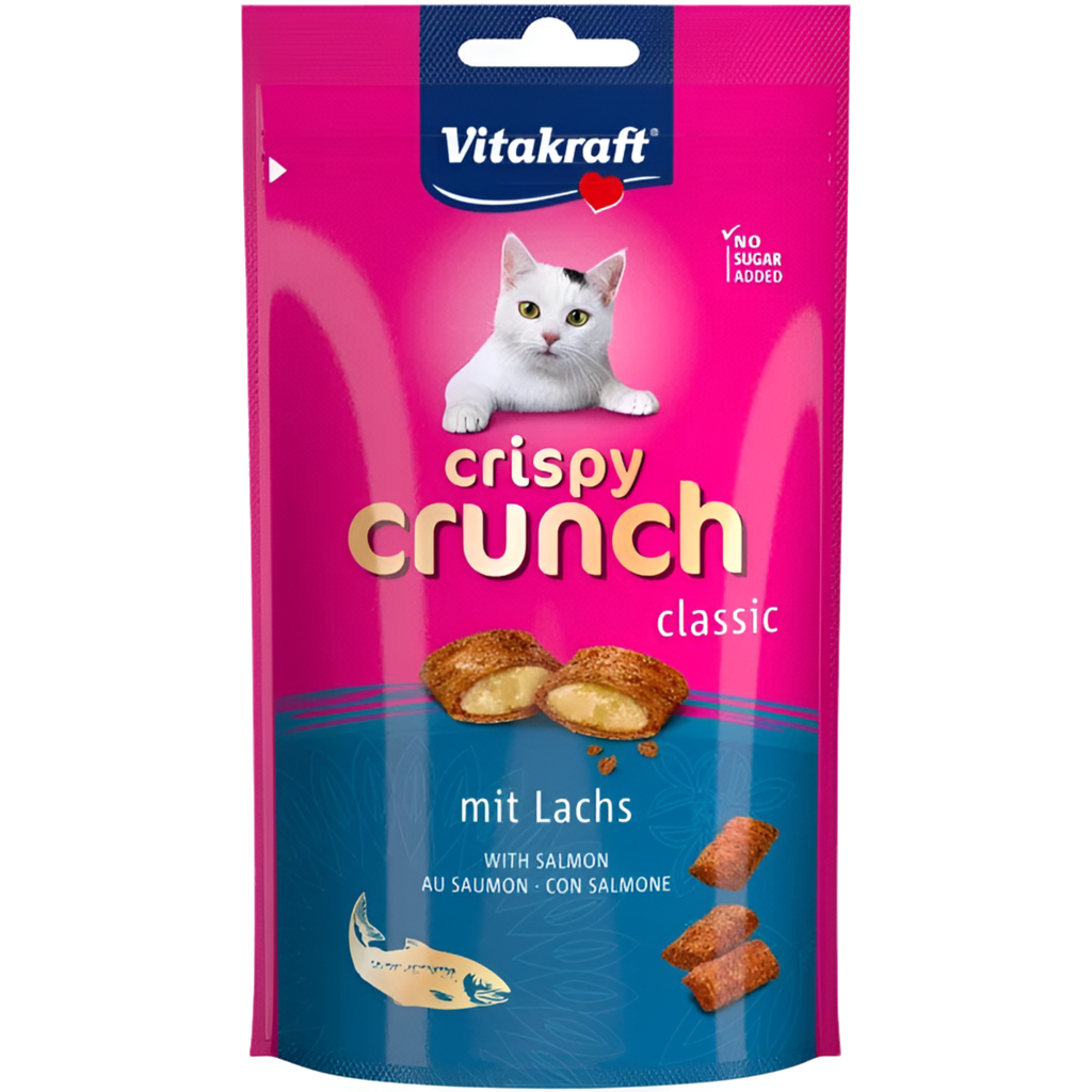 CRISPY CRUNCH classic - със СьОМГА Без добавена захар. Vitakraft - Zoo-PetShop