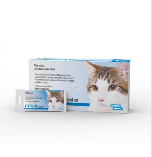 FIPRON SPOT-ON FOR CATS AGAINST FLEAS AND TICKS