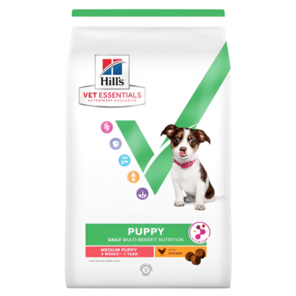 🐾 Hill’s VetEssentials Multi-Benefit за кученца от средни породи (11-25 кг) 🐶 - Zoo-PetShop