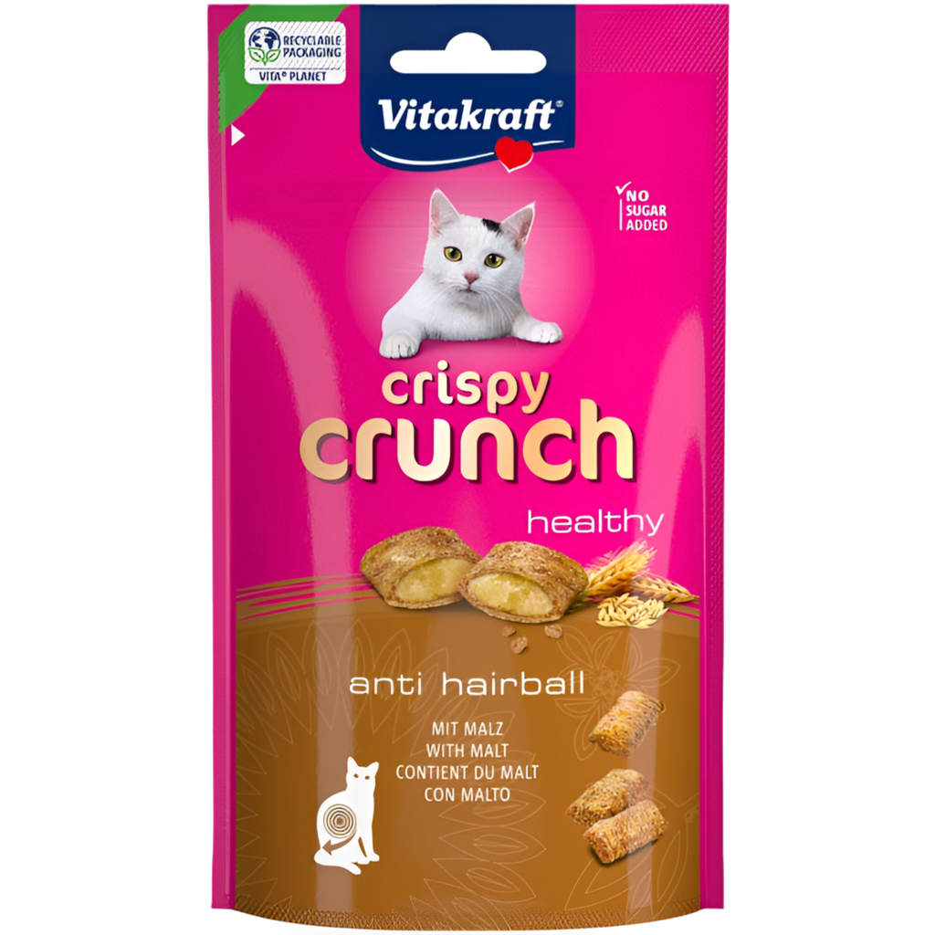 CRISPY CRUNCH с МАЛЦ Срещу космени топки! Рецепта без захар. Vitakraft - Zoo-PetShop