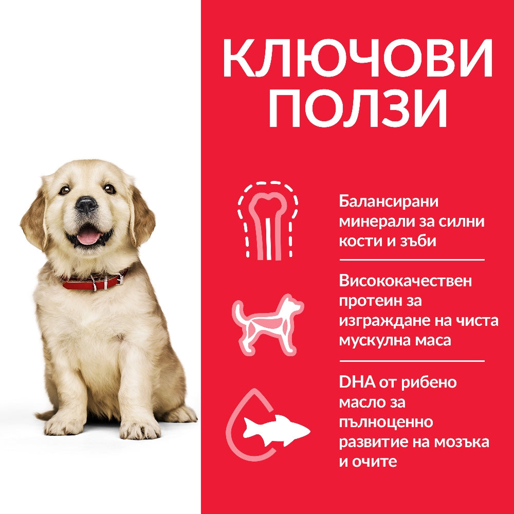 Hill’s Science Plan Canine Puppy Large Breed с пилешко - Zoo-PetShop