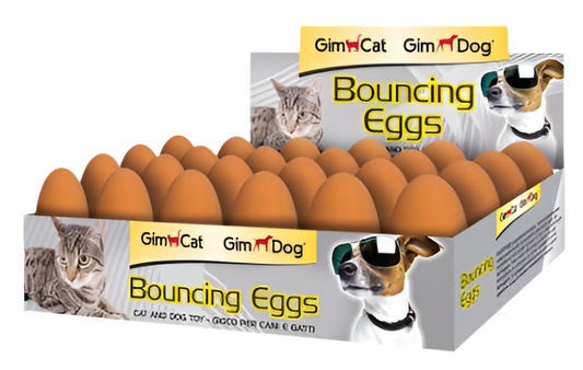 Gimcat® GimDog® Bouncing Eggs Играчка за котка и куче - подскачащо яйце 1 бр. - Zoo-PetShop