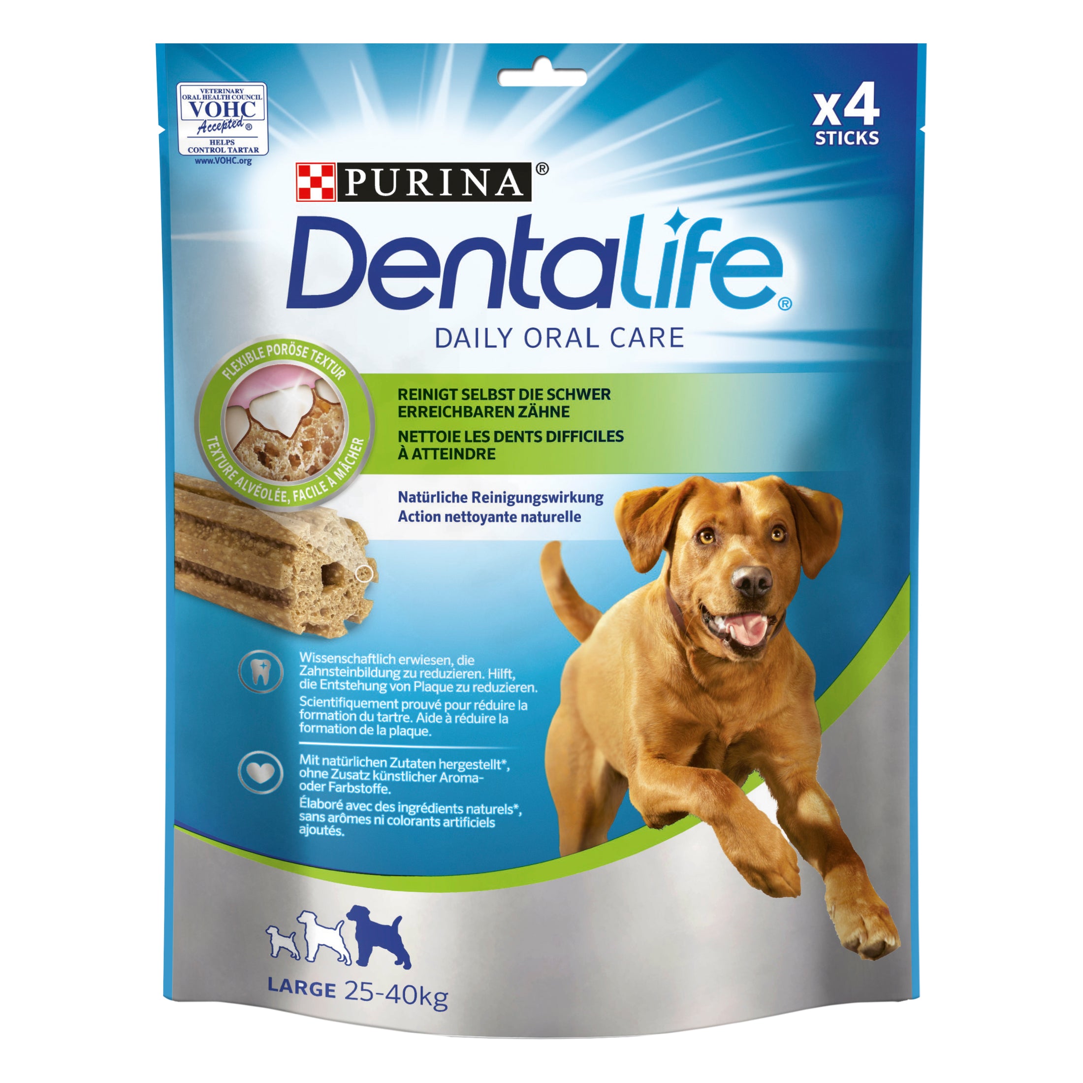PURINA® DENTALIFE® LARGE, награди за кучета, 142 g - Zoo-PetShop