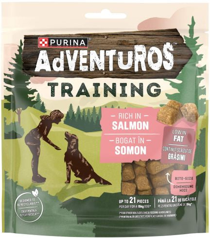 PURINA® ADVENTUROS ® Training Лакомство за кучета в зряла възраст, със Сьомга, 115g - Zoo-PetShop