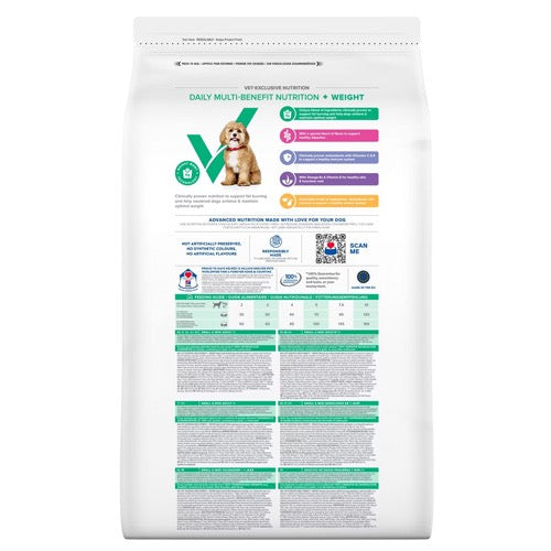 Hill’s VET ESSENTIALS MULTI-BENEFIT + WEIGHT за израснали кучета (1+ год.) от дребни и мини породи (до 10 кг), с пилешко - Zoo-PetShop