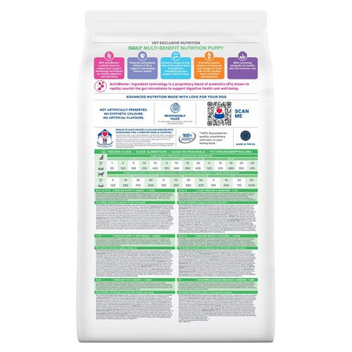 🐾 Hill’s VetEssentials Multi-Benefit за кученца от средни породи (11-25 кг) 🐶 - Zoo-PetShop