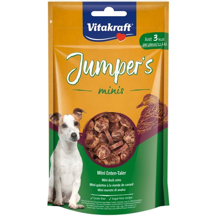 Vitakraft ® Jumper's Minis Лакомство за кучета - пилешки ивици от чисто пилешко месо - Zoo-PetShop