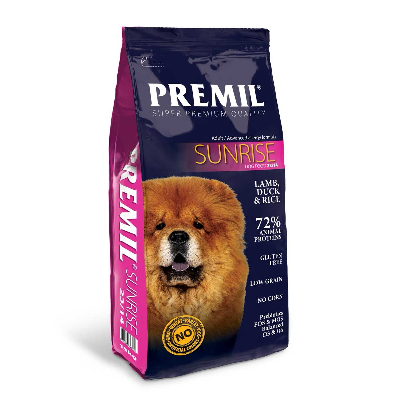 Premil Sunrise - Храна за капризни и склонни към алергии кучета- 15 кг - Zoo-PetShop