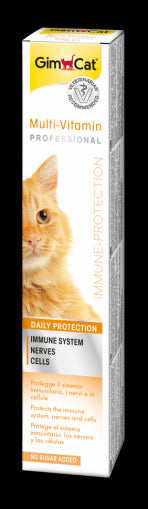 Мултивитаминна паста - имунна защита 20 г - GimCat Multi-Vitamin Professional - Immune Protection - Препоръчана от ветеринарите - Zoo-PetShop