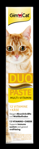 Мултивитаминна паста със сирене 50 г - GimCat Duo Paste - Витамини за котки - Zoo-PetShop