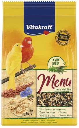 МЕНЮ ЗА КАНАРЧЕТА, + VITA®HERBS* 500g - Zoo-PetShop