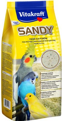 Vitakraft® ПЯСЪК ЗА ПТИЦИ “Sandy” (3 +) + С песъчинки за храносмилането + Минерални вещества + Приятен аромат на анасон, 2.5 кг - Zoo-PetShop