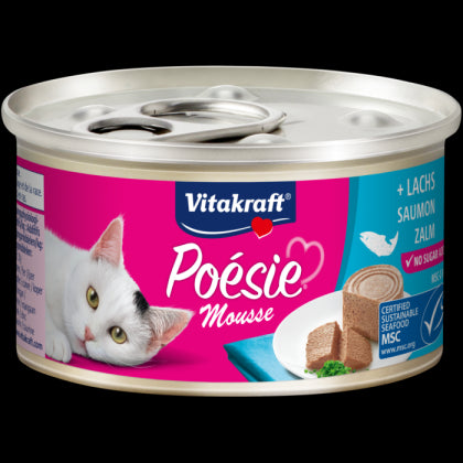 Vitakraft, POÉSIE - Консерва със сьомга - МУС - Zoo-PetShop
