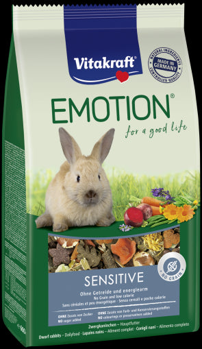 EMOTION® SENSITIVE Пълноценна храна за чувствителни към храната декоративни зайци на възраст над 6 месеца. - Zoo-PetShop