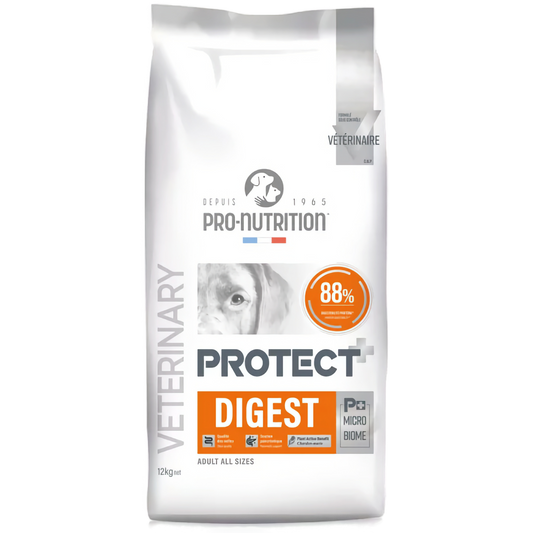 Pro-Nutrition Flatazor PROTECT DOG Digest 12 кг – храна за кучета с храносмилателни проблеми, 73% животински протеини. - Zoo-PetShop