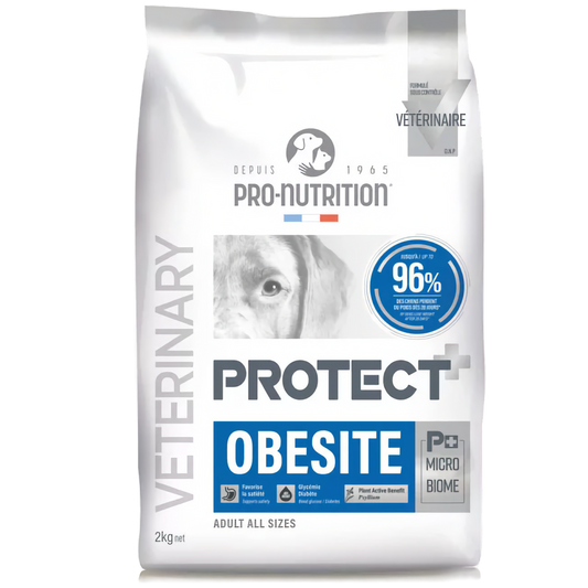 Pro-Nutrition Flatazor Protect Dog Obesite, 2 кг – храна за кучета с наднормено тегло, 96% животински протеини. - Zoo-PetShop