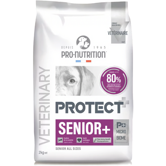 Pro-Nutrition Flatazor Protect Dog "Senior+", 2 кг – храна за възрастни кучета, 69% животински протеини. - Zoo-PetShop